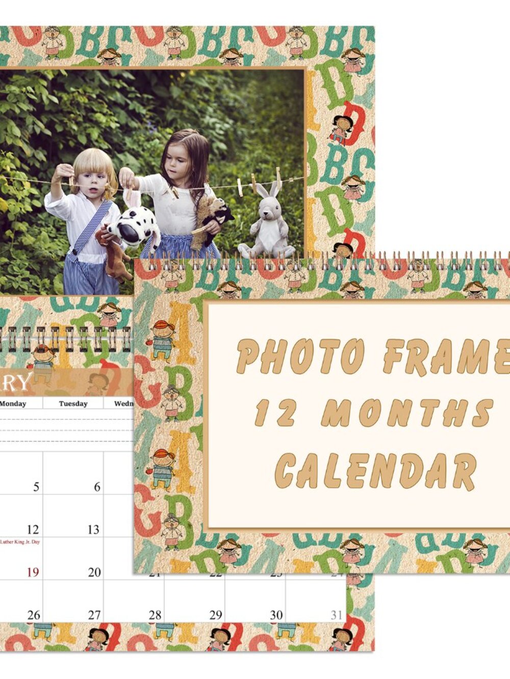 Personalized Custom 2027 Personalized Custom - 12 Months Calendar 8.5x11In. 010